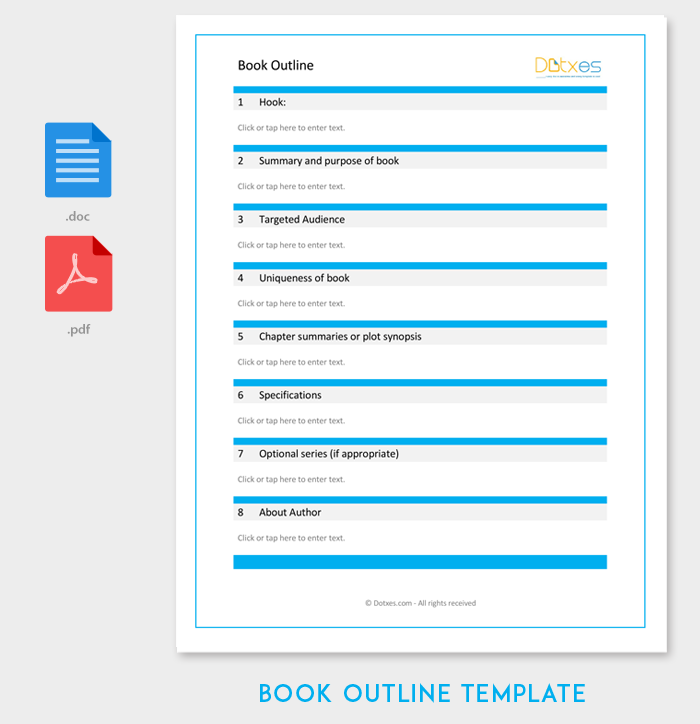 Book Outline Template for Word